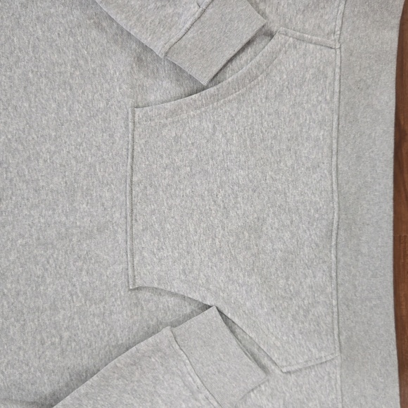 NWT Adidas Originals Adicolor Essentials FleecebHoodie Gray/White IA6418 Women's - Picture 3 of 10